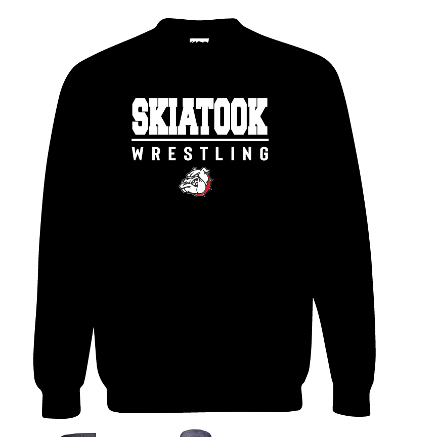 Skiatook Wrestling with Bulldog Crewnecks and Hoodies