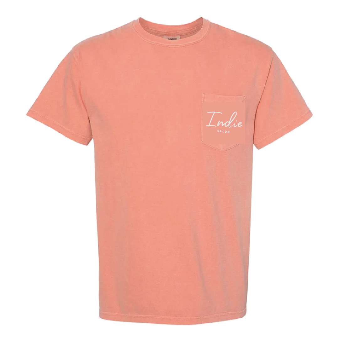 Indie Salon Comfort Color Pocket Tee