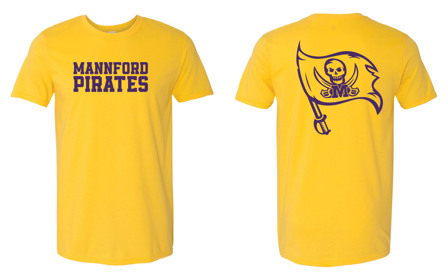 Mannford Pirates Adult TShirts