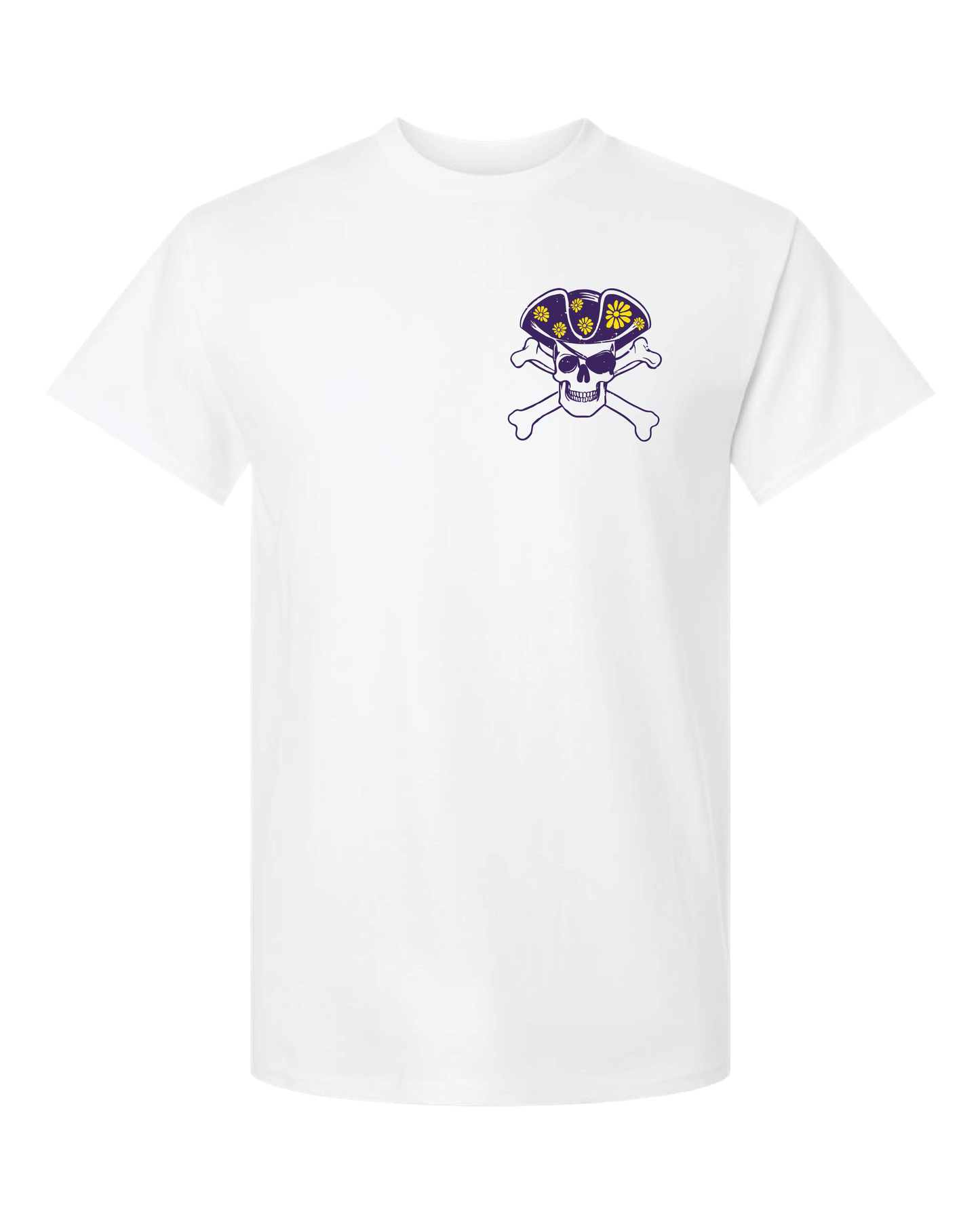 Mannford Pirates Floral Adult TShirts