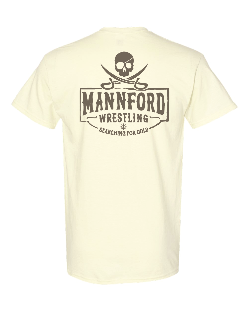 Mannford Wrestling Searching For Gold Adult TShirts