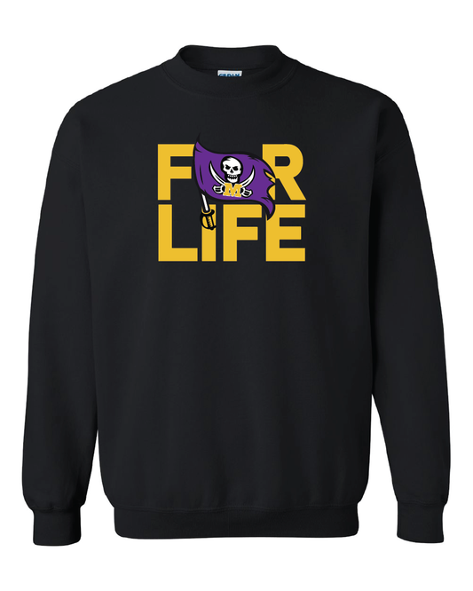 Mannford Pirate For Life Adult Crews and Hoodies
