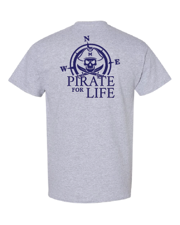 Mannford Pirate For Life Adult TShirts
