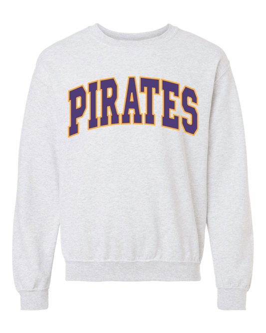 Mannford Purple Pirates Adult Crews and Hoodies