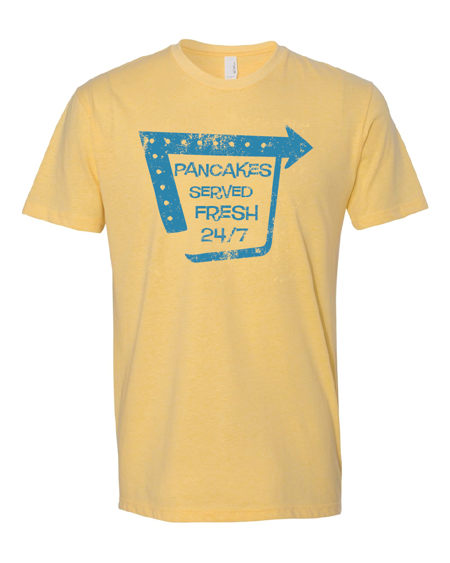 Pancakes Served Fresh (Soft Style Short Sleeve and Long Sleeve)