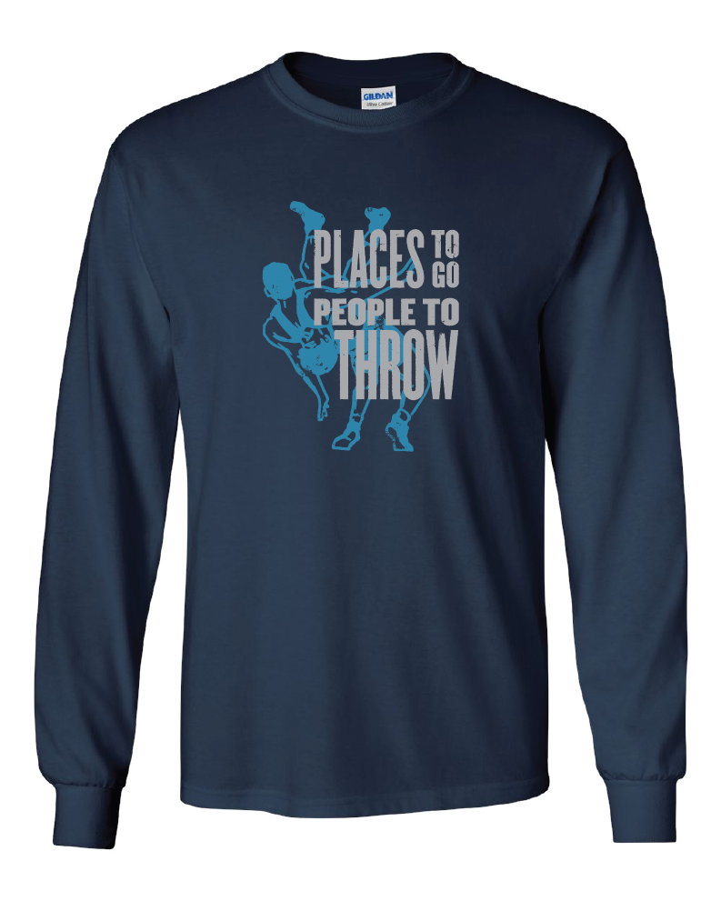 Places to Go People to Throw (Old School Short & Long Sleeve)