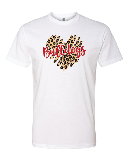 Bulldogs Cheetah Print Tees