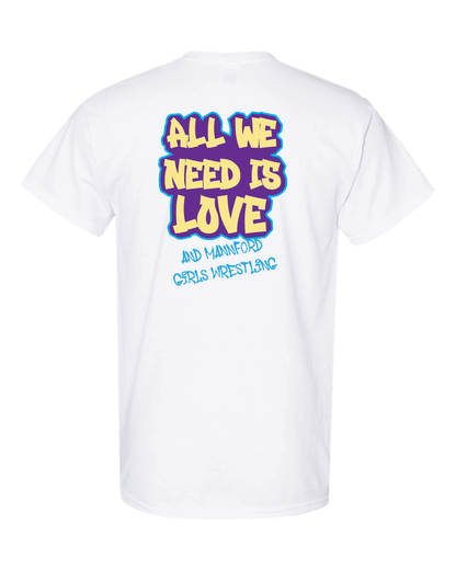 Mannford Girls Wrestling Adult TShirts