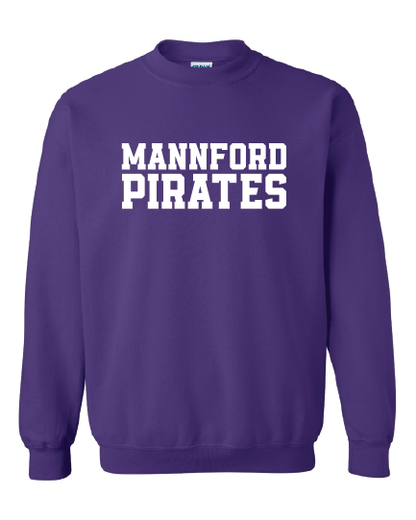 Mannford Pirates Adult Crews and Hoodies
