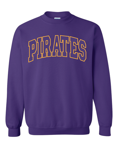 Mannford Purple Pirates Youth Crews and Hoodies