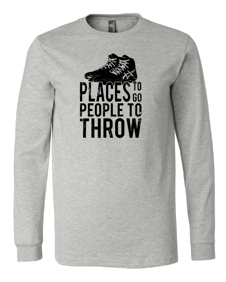 Places to Go, People to Throw Shoes (Soft Style Short & Long Sleeve)