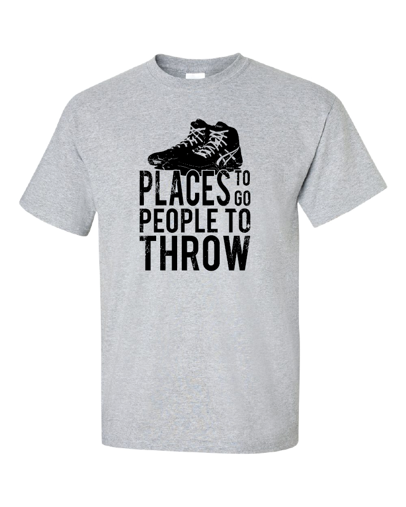 Places to Go, People to Throw Shoes (Old School Short & Long Sleeve)