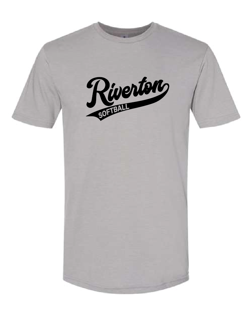 Riverton Softball Swoosh Adult Premium Softstyle Tees